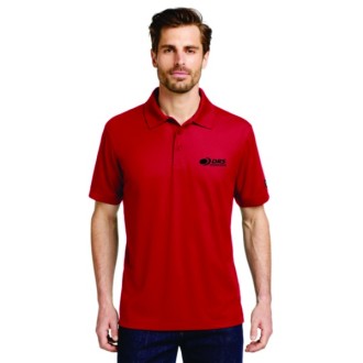 OGIO® - Caliber2.0 Polo<BR><BR>LARGE -- <BR>Red • White imprint